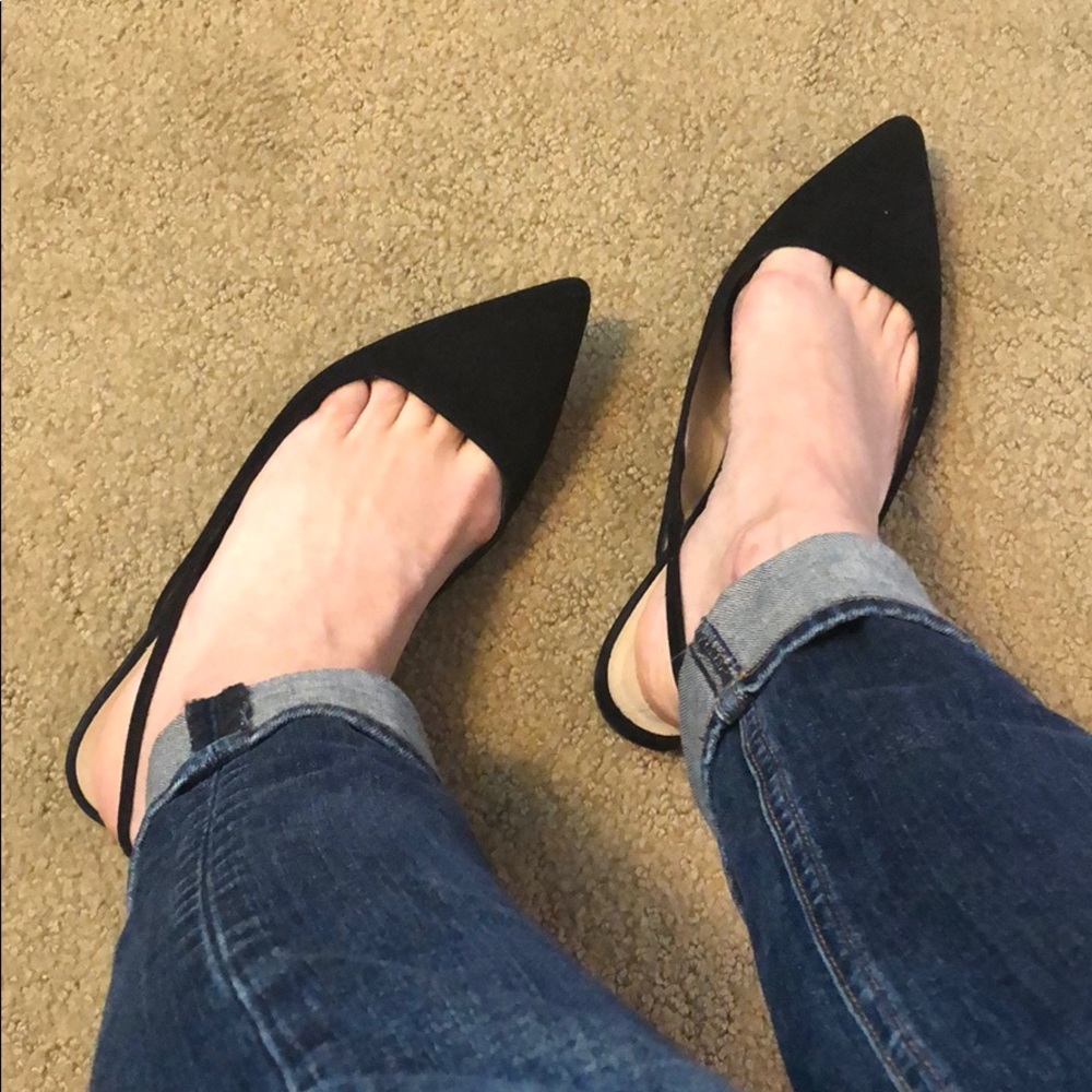 Barely worn Everlane The Editor slingback